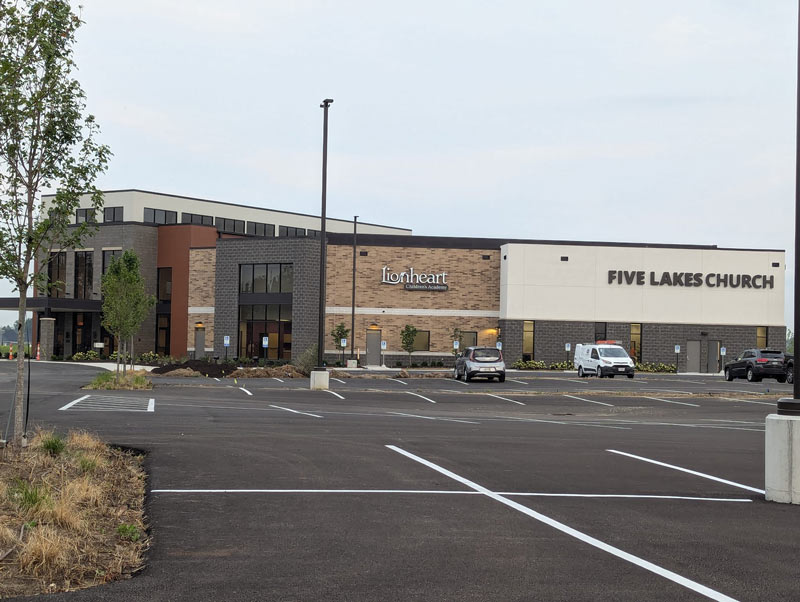 Exterior of Lionheart Childrens Academy in Sylvania, Ohio
